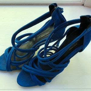 Royal Blue Zara Strappy Heels